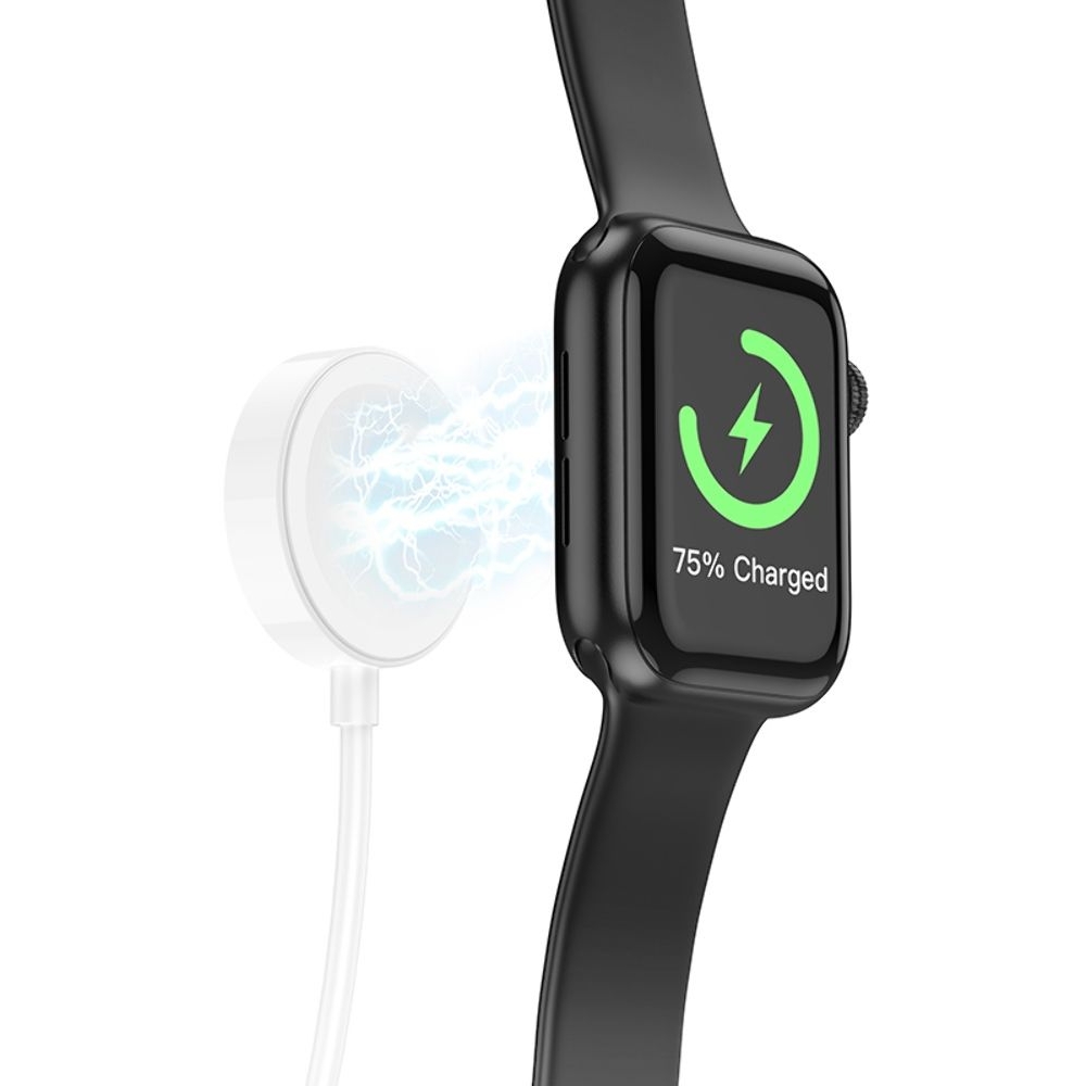 USB-кабель Borofone BQ22, 2 в 1, Lightning, iWatch, 100 см, білий