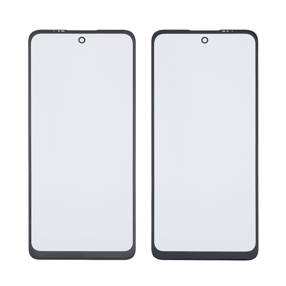 Стекло дисплея с OCA пленкой Motorola G22, черное