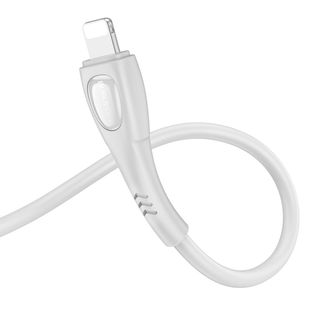 USB-кабель Borofone BX98, Type-C на Lightning, 27 Вт, 100 см, сірий
