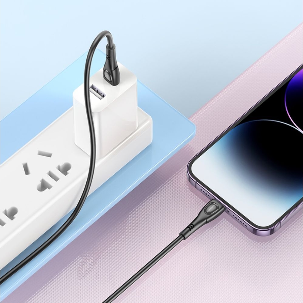 USB-кабель Borofone BX98, Type-C на Lightning, 27 Вт, 100 см, чорний