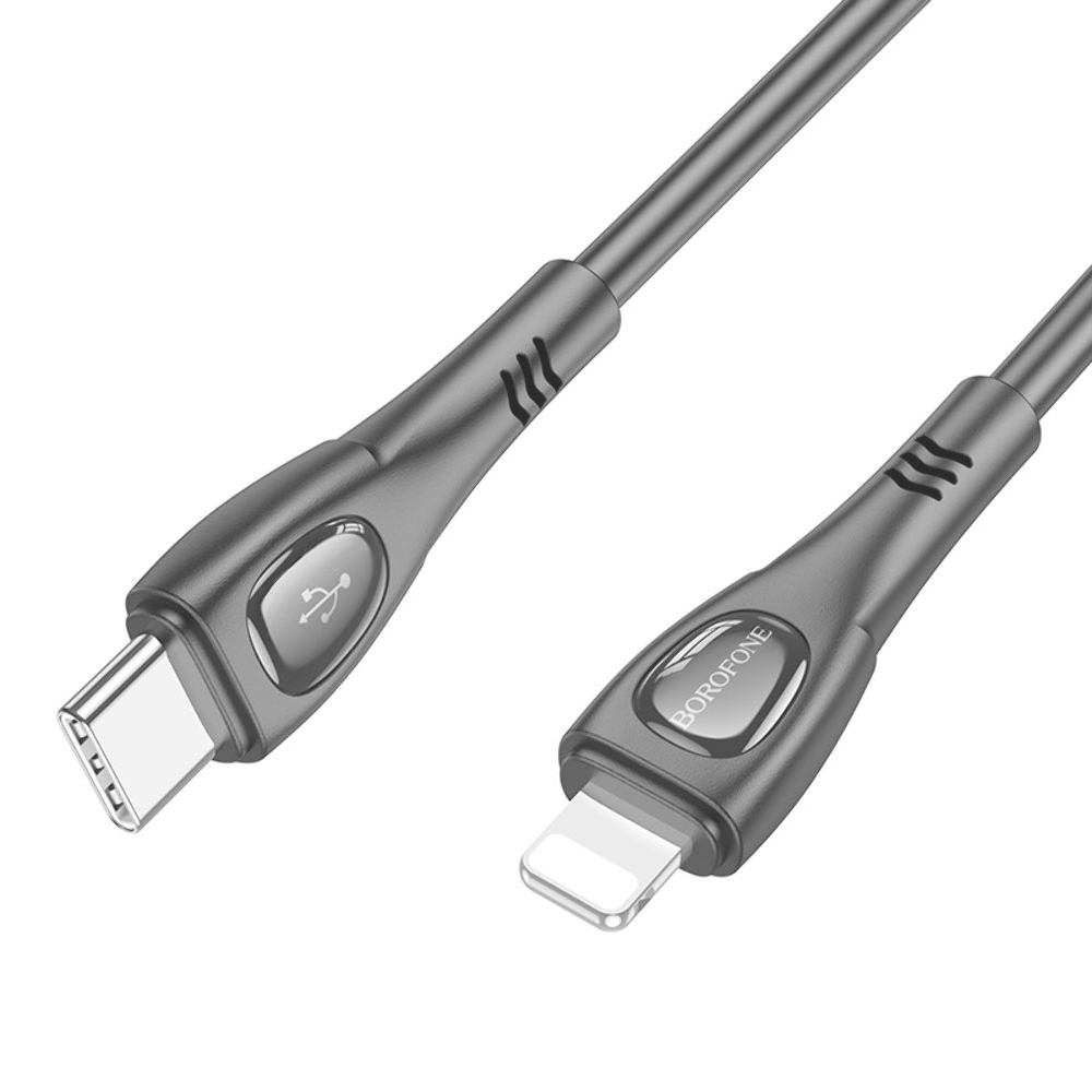 USB-кабель Borofone BX98, Type-C на Lightning, 27 Вт, 100 см, чорний