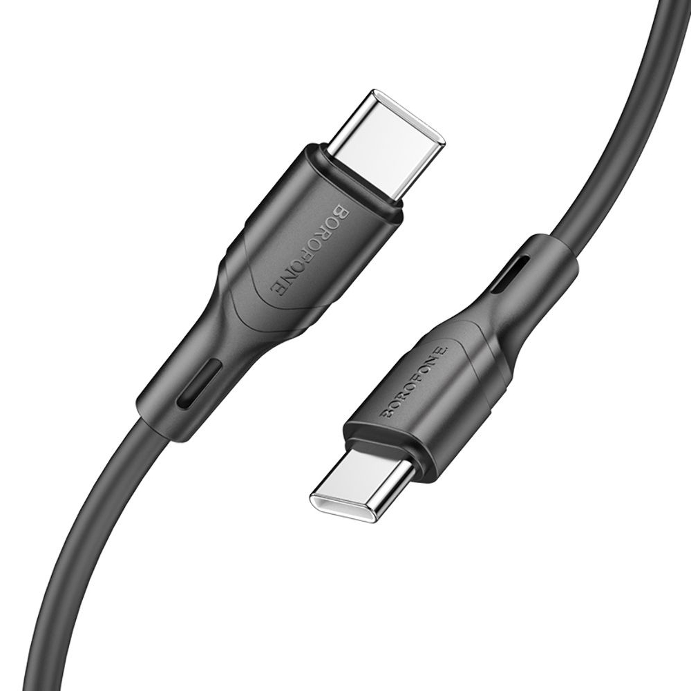 USB-кабель Borofone BX99, Type-C на Type-C, Power Delivery (60 Вт), 200 см, чорний