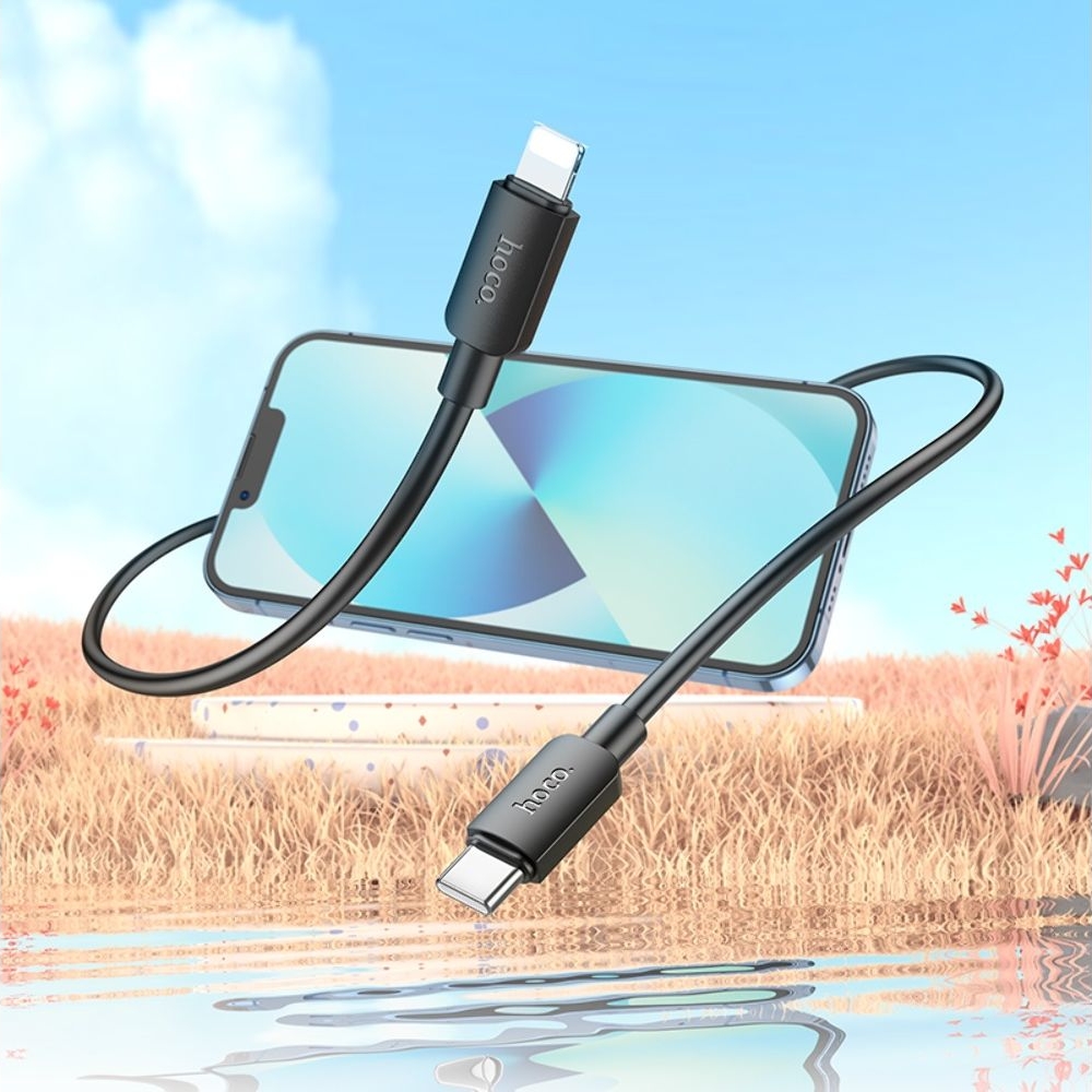 USB-кабель Hoco X96, Type-C на Lightning, 100 см, чорний