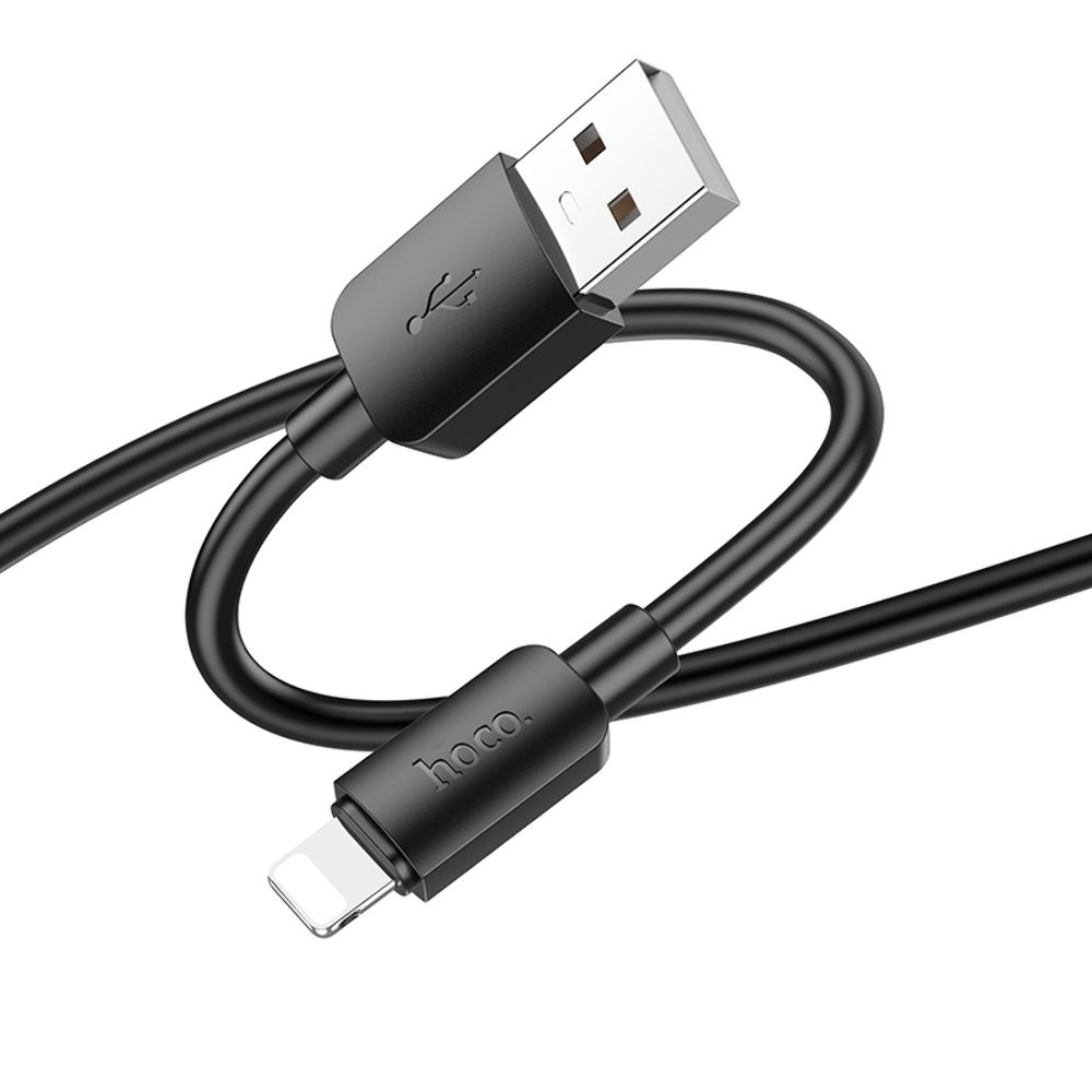 USB-кабель Hoco X96, USB на Lightning, 100 см, чорний