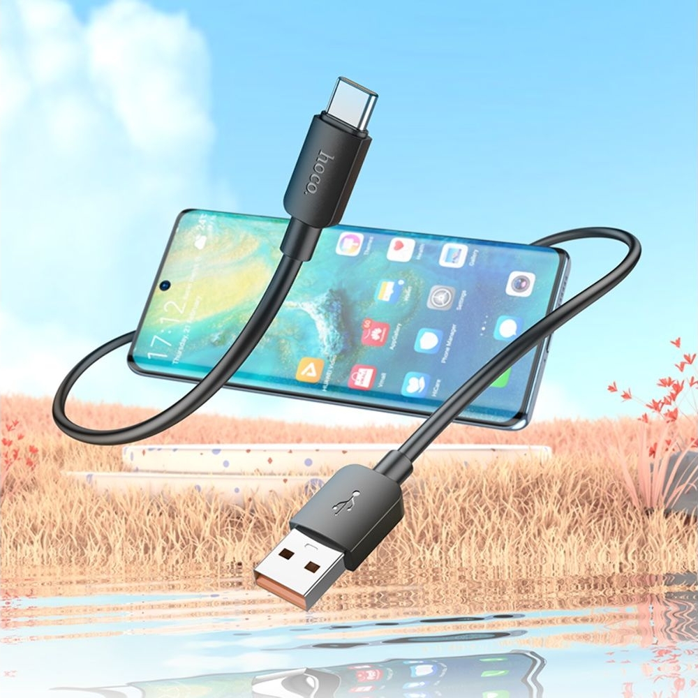 USB-кабель Hoco X96, Type-C, Power Delivery (100 Вт), 100 см, чорний