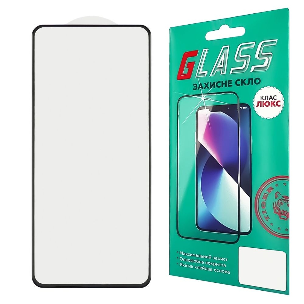 Закаленное защитное стекло Samsung SM-S906 Galaxy S22 Plus 5G, черное, Люкс, 0.3 мм, 4D ARC, совместимо с чехлом