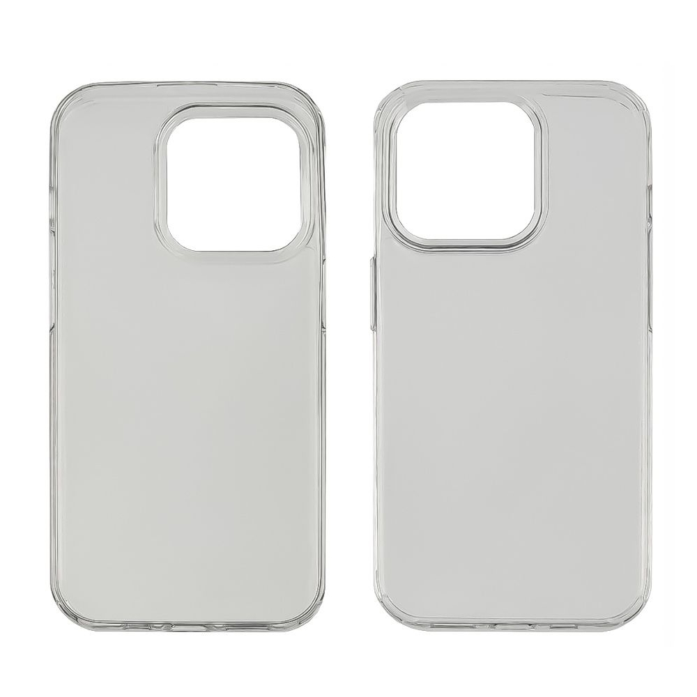 Чехол clear protective with frame Apple iPhone 15 Pro прозрачный Люкс
