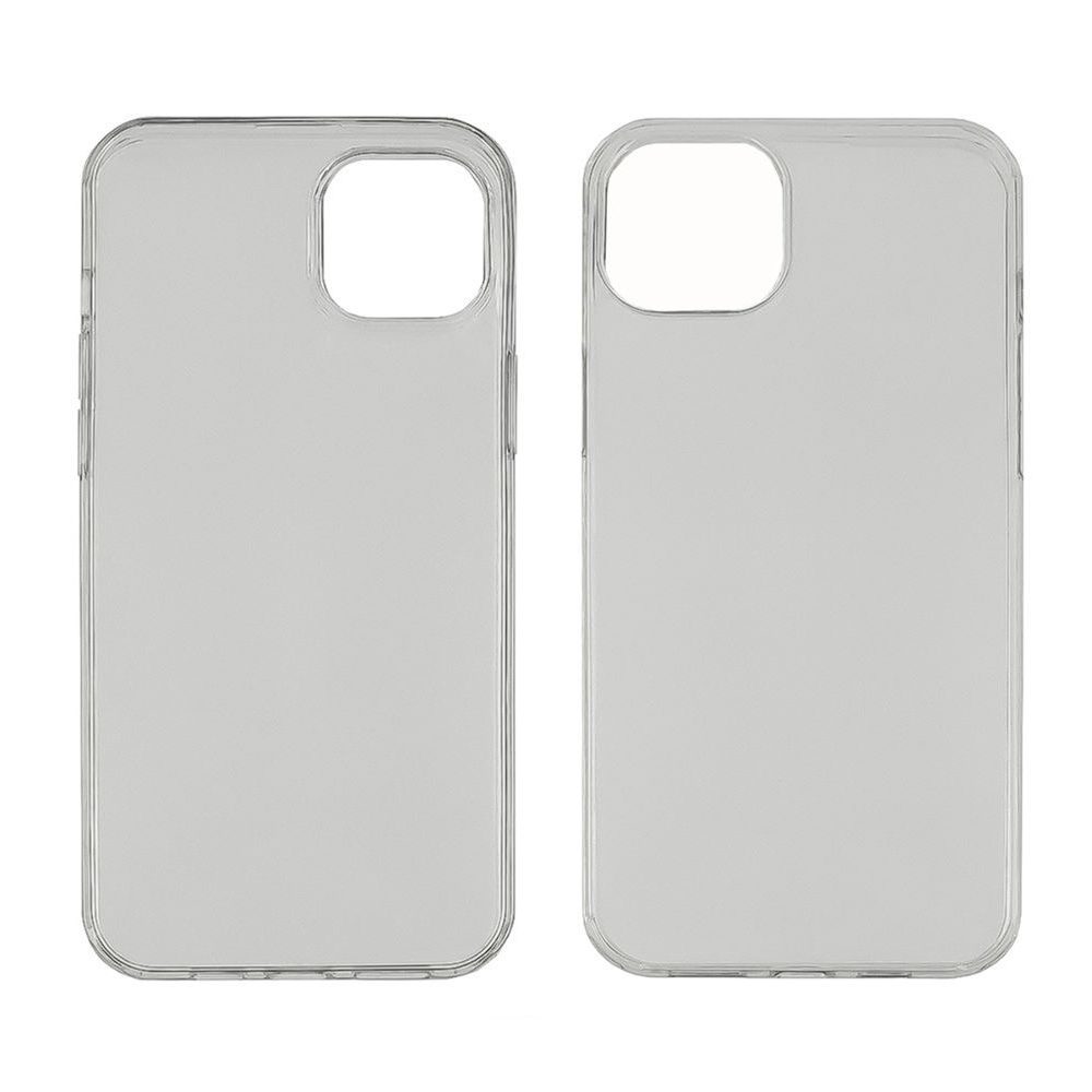 Чехол clear protective with frame Apple iPhone 15 прозрачный Люкс