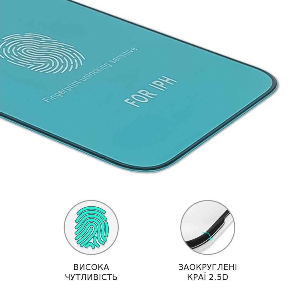 Защитная пленка Apple iPhone 15 Pro (3D, черная) Polycarbone