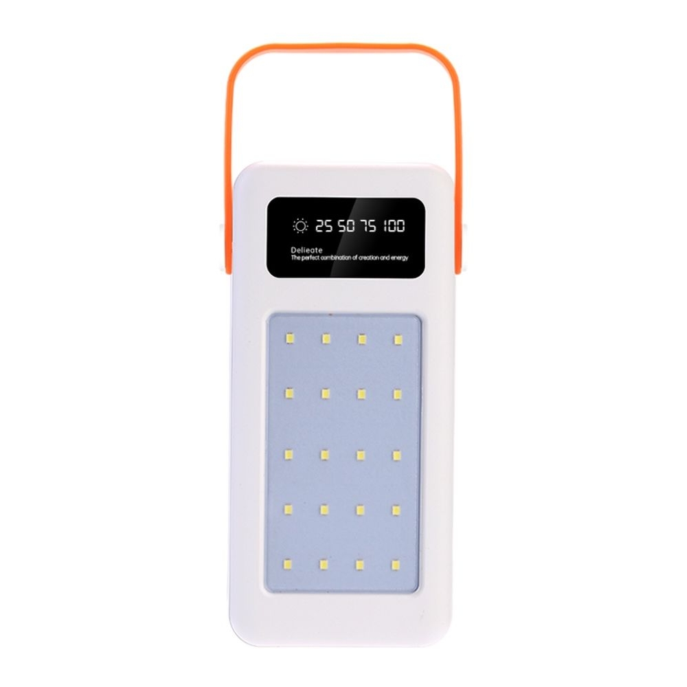 Корпус Multi-powerbank S28, под элементы 18650 до 28 шт, 22.5W, с фонарём, білий