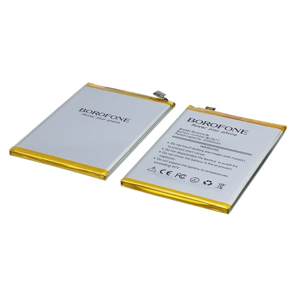 Акумулятор Realme 8i, RMX3151, C30, RMX3581, RMX3623, C30S, RMX3690, C35, RMX3511, Narzo 50i Prime, RMX3506, BLP877, Borofone | 3-12 міс. гарантії | АКБ, батарея, аккумулятор