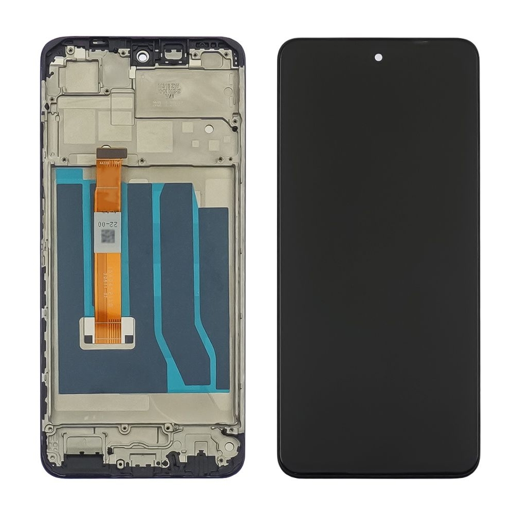 Дисплей Realme C55, RMX3710, чорний | з тачскріном | в передній панелі | Original (PRC) | дисплейный модуль, экран
