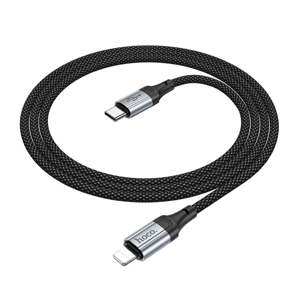 USB-кабель Hoco X102, Type-C на Lightning, PowerDelivery (27 Вт), чорний