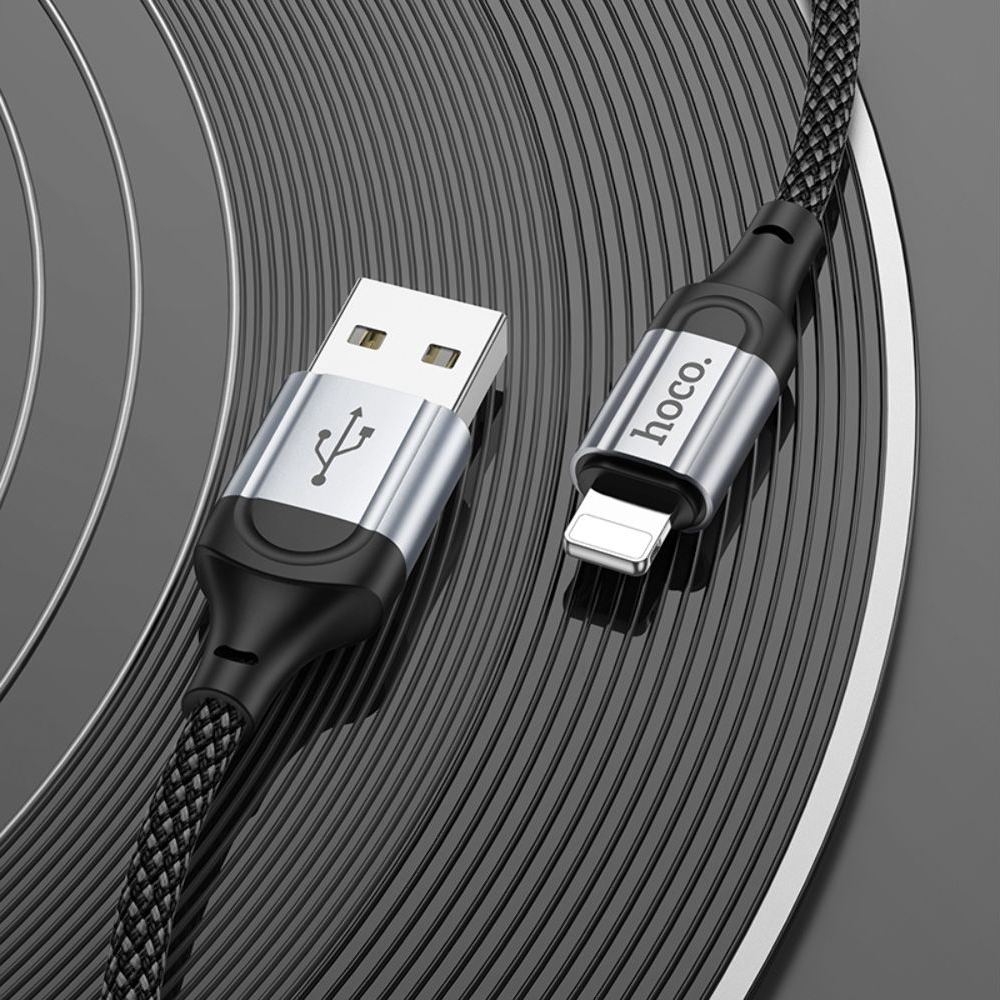USB-кабель Hoco X102, Lightning, чорний