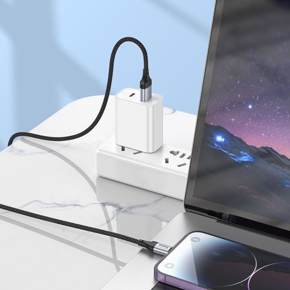 USB-кабель Hoco X102, Lightning, чорний