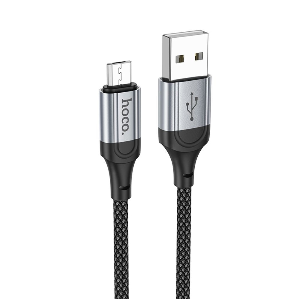 USB-кабель Hoco X102, MicroUSB, чорний