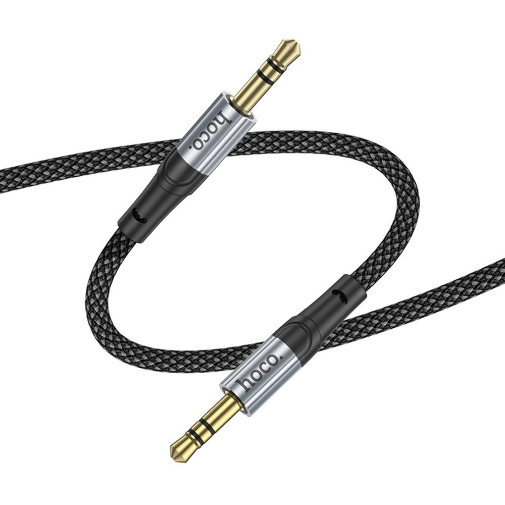 AUX-кабель Hoco UPA26, Jack 3.5 на Jack 3.5, 100 см, чорний