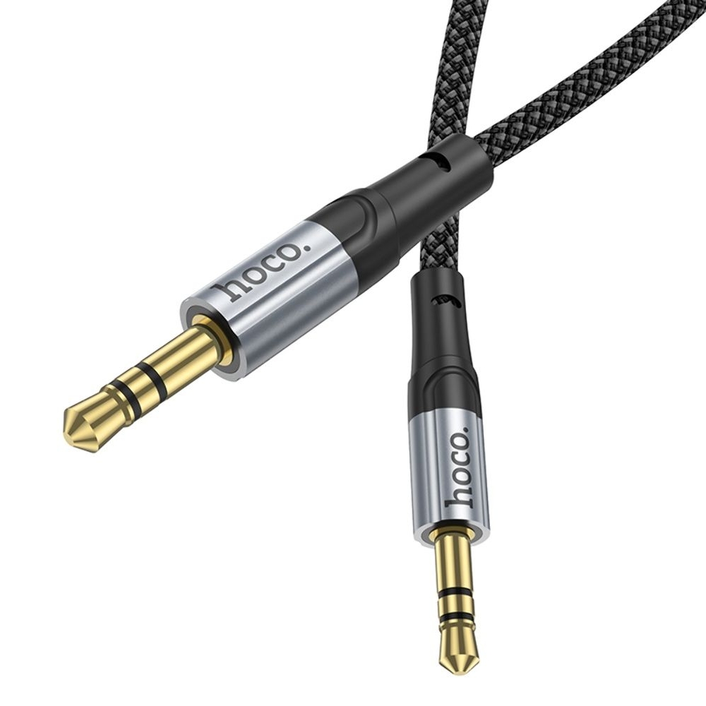 AUX-кабель Hoco UPA26, Jack 3.5 на Jack 3.5, 100 см, чорний