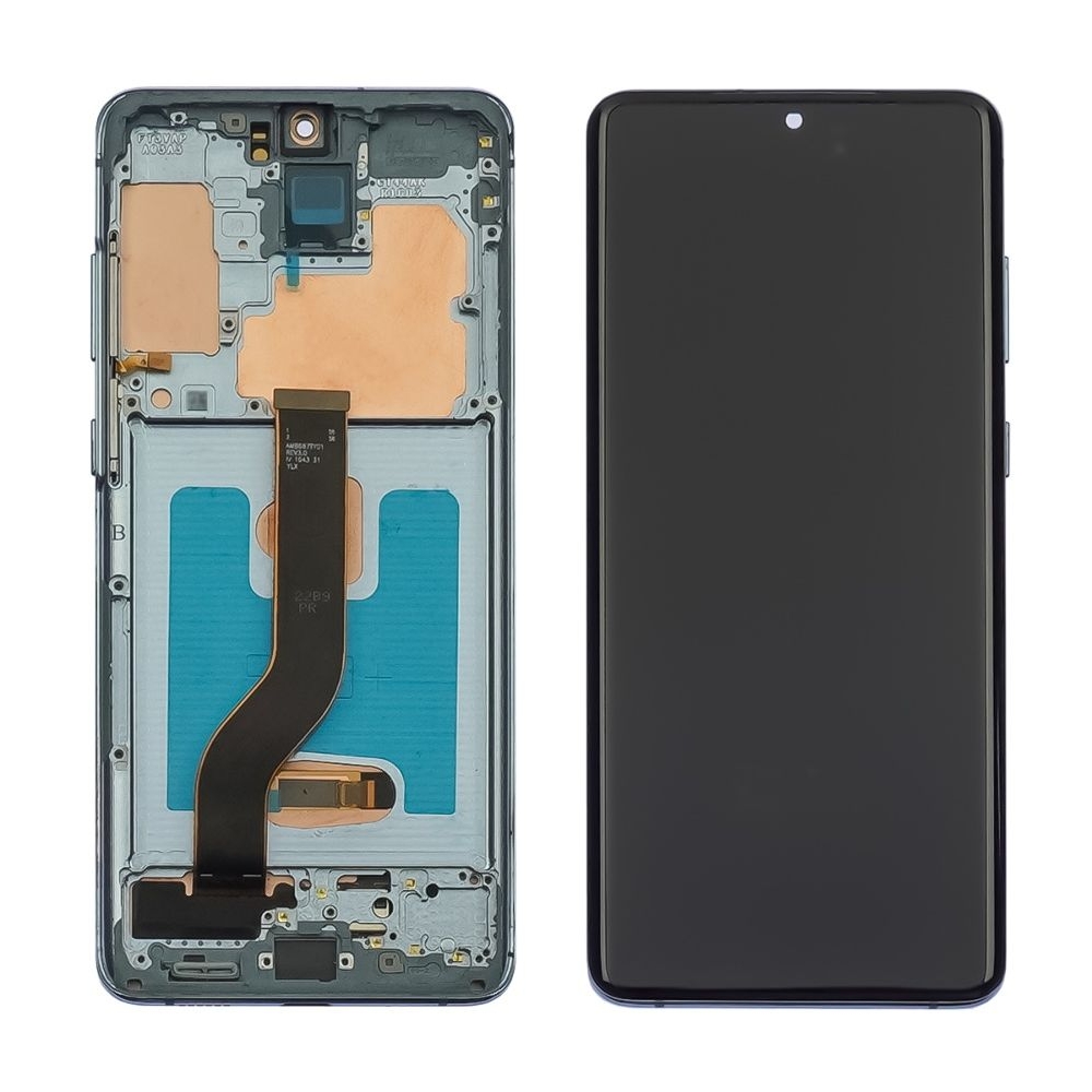 Дисплей Samsung SM-G985 Galaxy S20 Plus, SM-G986 Galaxy S20 Plus 5G, голубой | з тачскріном | в передній панелі | High Copy, OLED | дисплейный модуль, экран