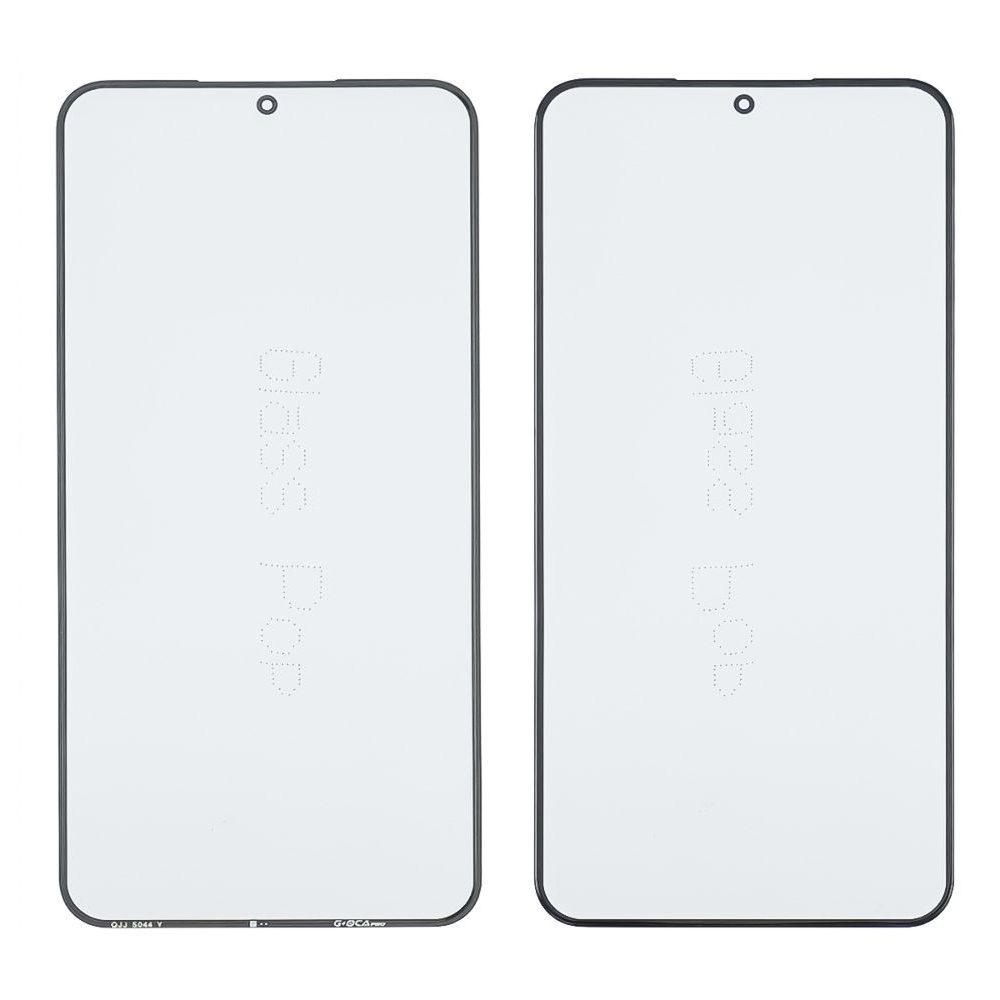 Стекло дисплея с OCA пленкой Samsung SM-S906 Galaxy S22 Plus, черное G+OCA Pro