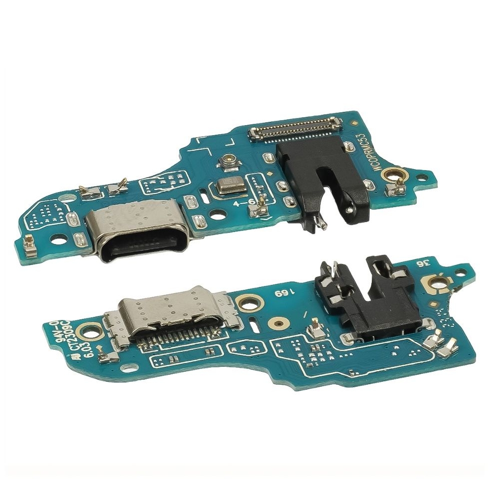 Плата зарядки Realme C53, RMX3760, шлейф коннектора зарядки, с микрофоном, High Copy