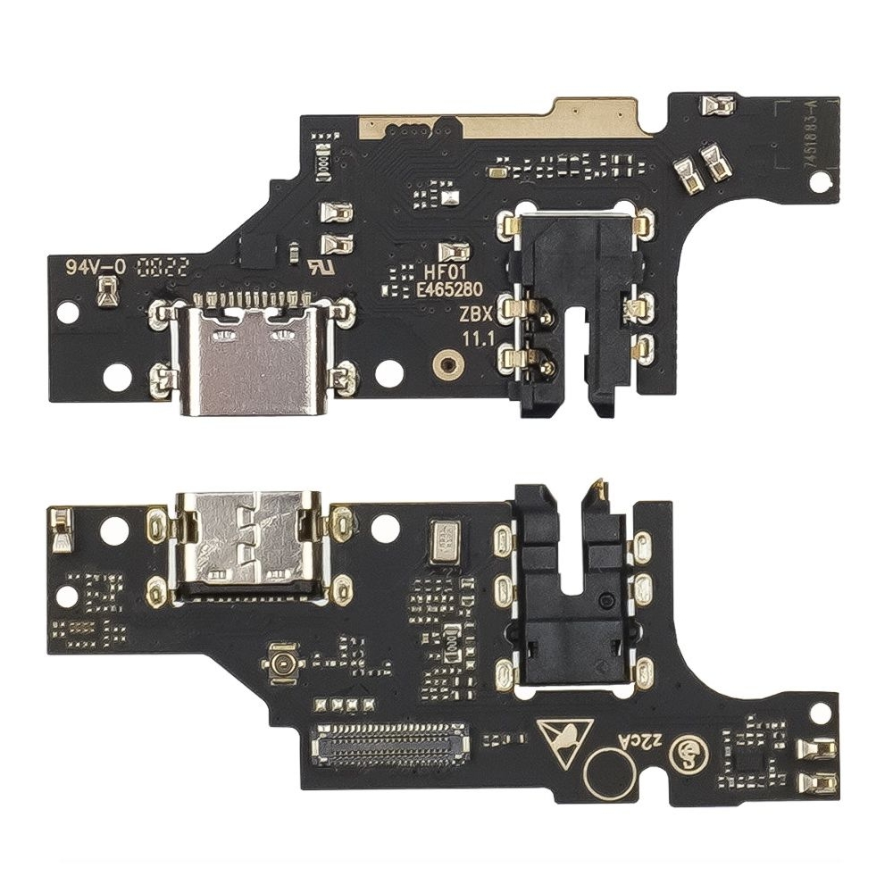 Плата зарядки ZTE Blade V40 Vita, шлейф коннектора зарядки, с микрофоном, High Copy