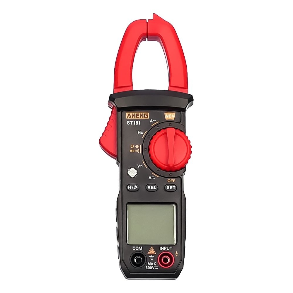 Токоизмерительные клещи Aneng ST181, с автоопределением, детектором скрытой проводки, подсветкой, ток до 40 А