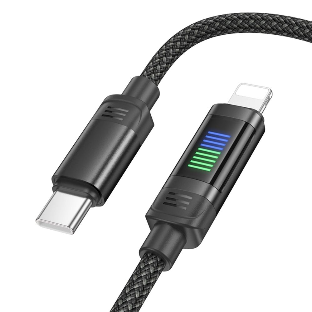 Кабель Hoco U126 Type-C to Lightning 1m, чорний