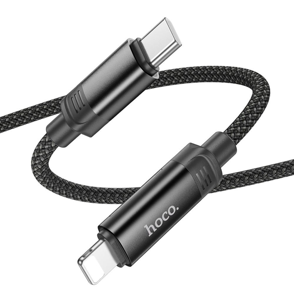 Кабель Hoco U126 Type-C to Lightning 1m, чорний