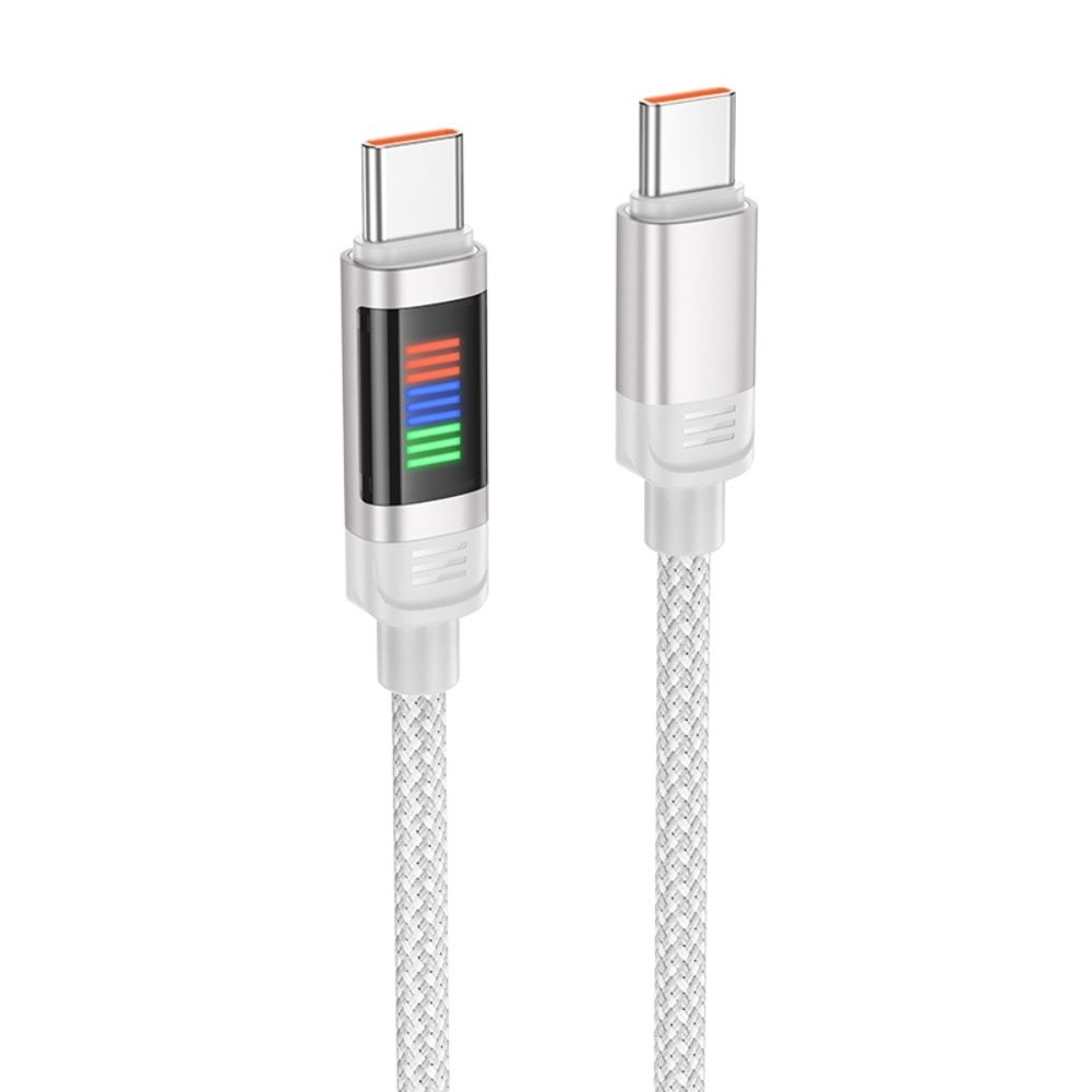 Кабель Hoco U126 Type-C to Type-C PD 100W 1m серый