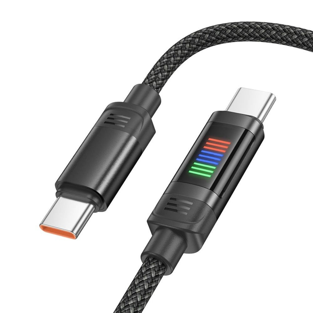 Кабель Hoco U126 Type-C to Type-C PD 100W 1m, чорний