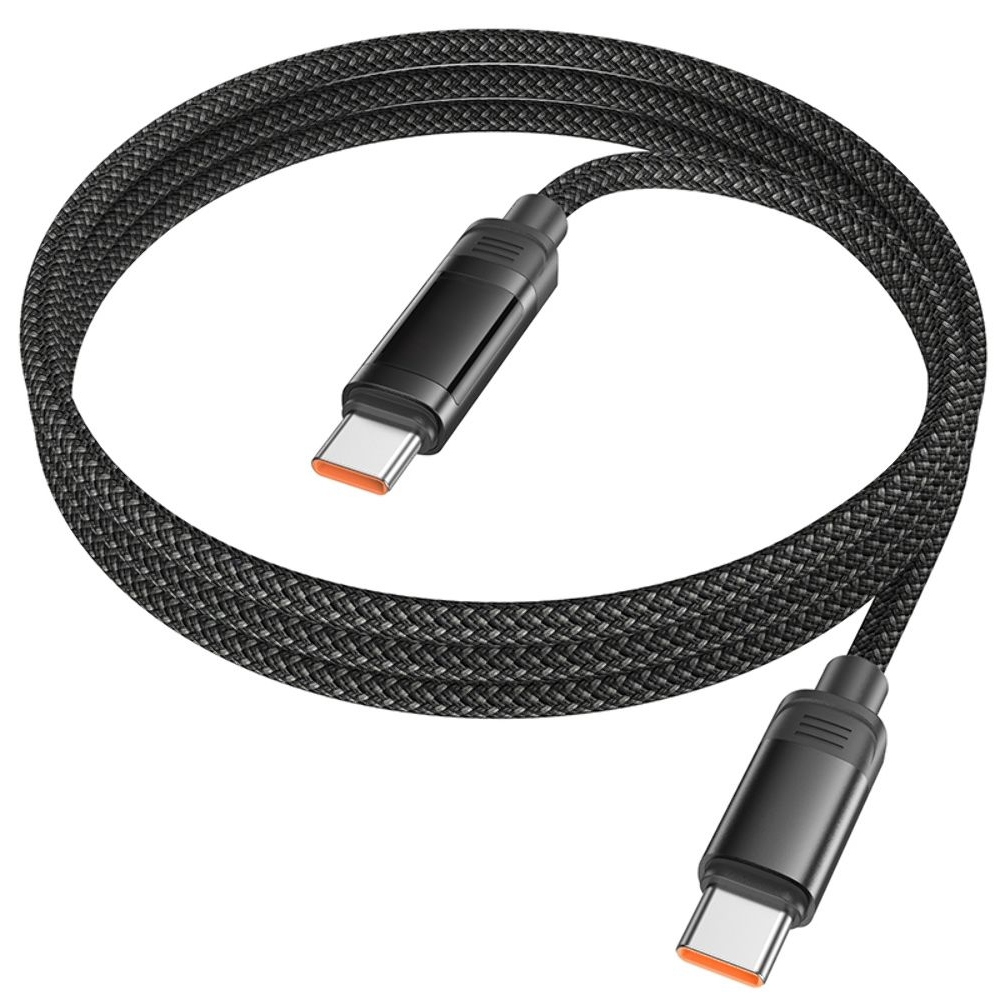 Кабель Hoco U126 Type-C to Type-C PD 100W 1m, чорний