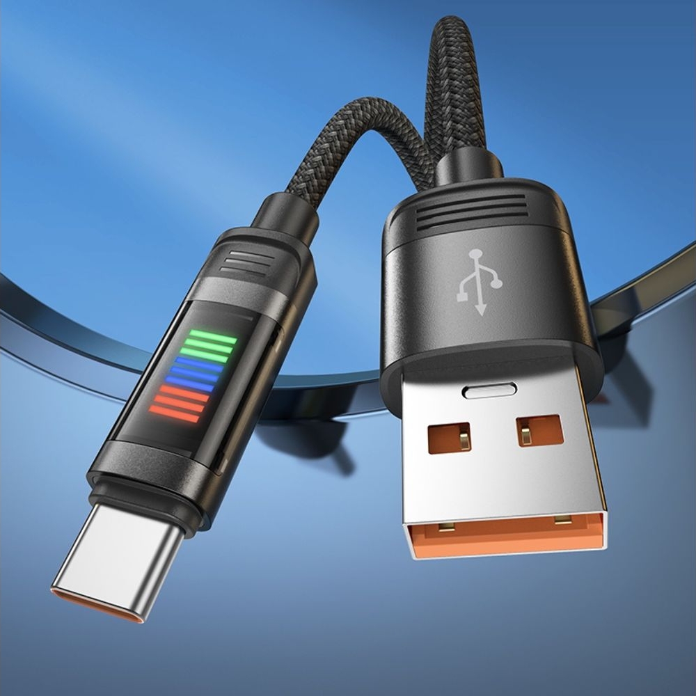Кабель Hoco U126 USB to Type-C 1m, чорний