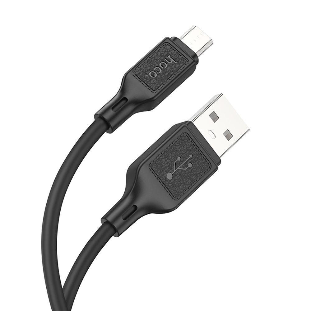 Кабель Hoco X90 USB to MicroUSB 1m, чорний