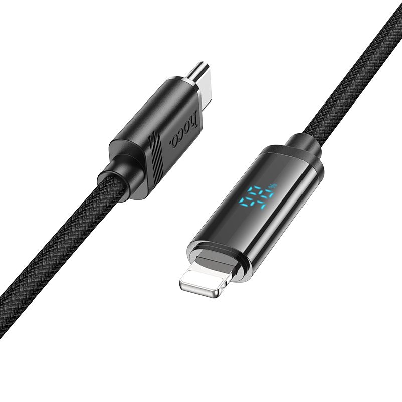 Кабель Hoco U127 Type-C на Lightning, чорний