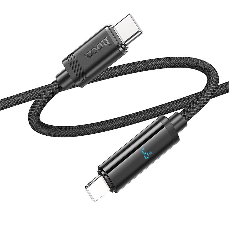 Кабель Hoco U127 Type-C на Lightning, чорний