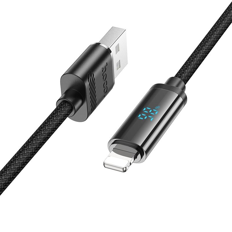 Кабель Hoco U127 USB to Lightning, чорний