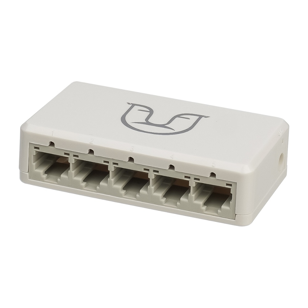 Коммутатор Alfa S105 switch 10/100Mbps 5 потов, білий