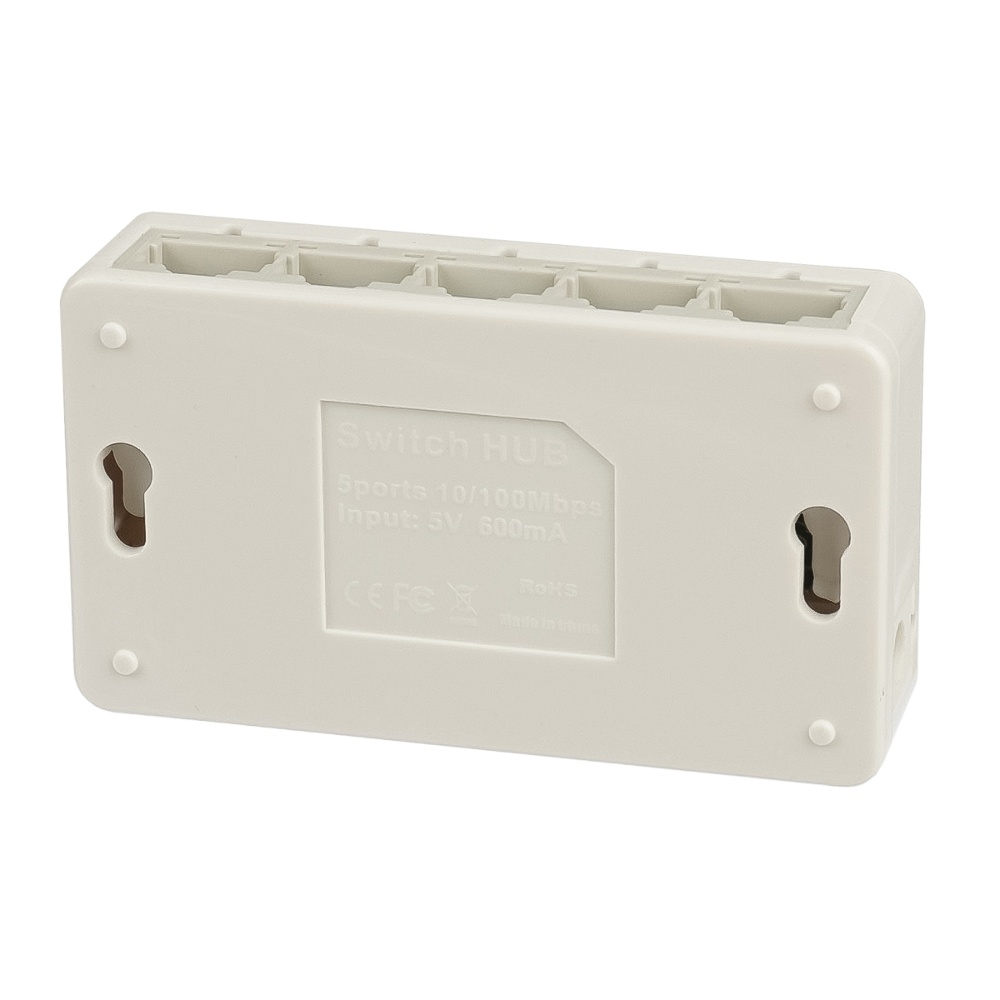 Коммутатор Alfa S105 switch 10/100Mbps 5 потов, білий