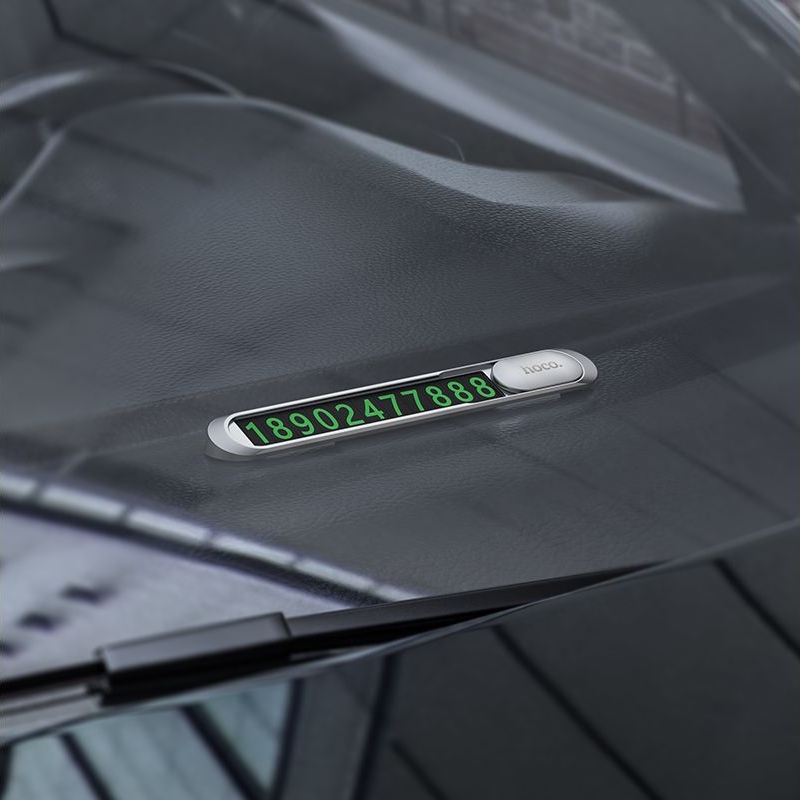 Автовизитка Hoco PH41 серебристая