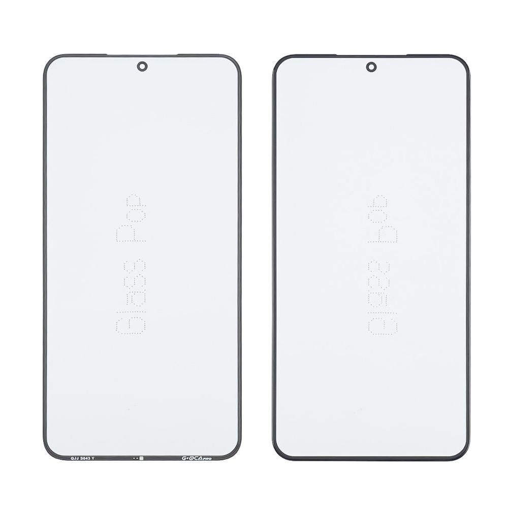 Стекло тачскрина с OCA пленкой Samsung SM-S901 Galaxy S22 черное с олеофобным покрытием, закаленное G+OCA Pro