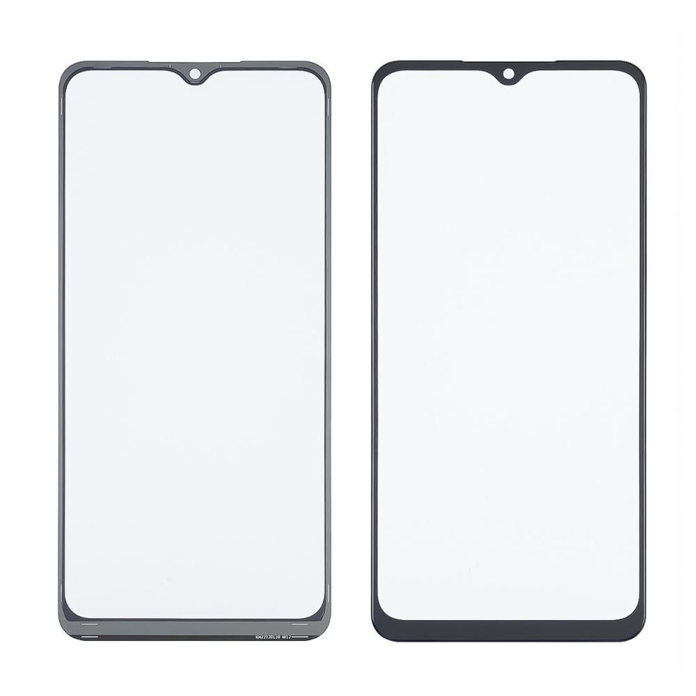 Стекло тачскрина с OCA пленкой Samsung SM-A326 Galaxy A32 (5g) черное с олеофобным покрытием, закаленное