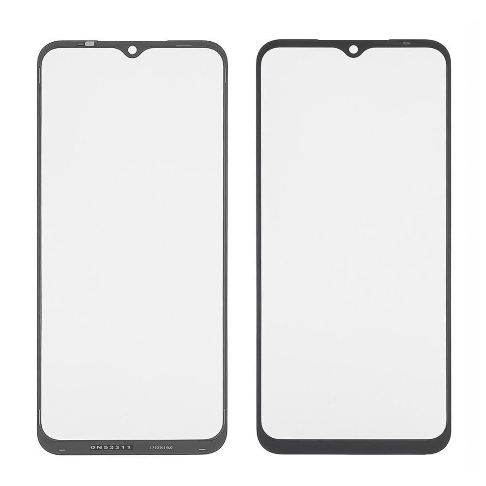 Стекло тачскрина с OCA пленкой Samsung SM-M146 Galaxy M14 черное с олеофобным покрытием, закаленное