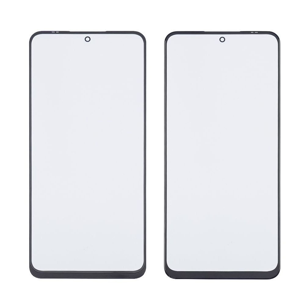 Стекло тачскрина с OCA пленкой Xiaomi Poco X5 (5G) черное с олеофобным покрытием, закаленное