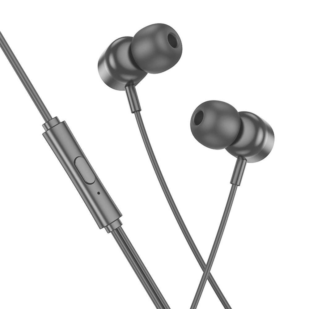 Наушники проводные вакуумные Hoco M122 с микрофоном Type-C черные