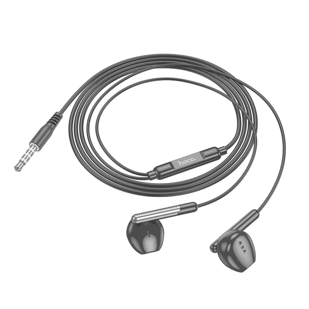 Наушники проводные вкладыши Hoco M123 Type-C черные