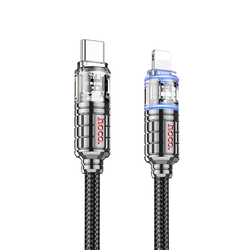 Кабель Hoco U122 Type-C на Lightning 1m, чорний