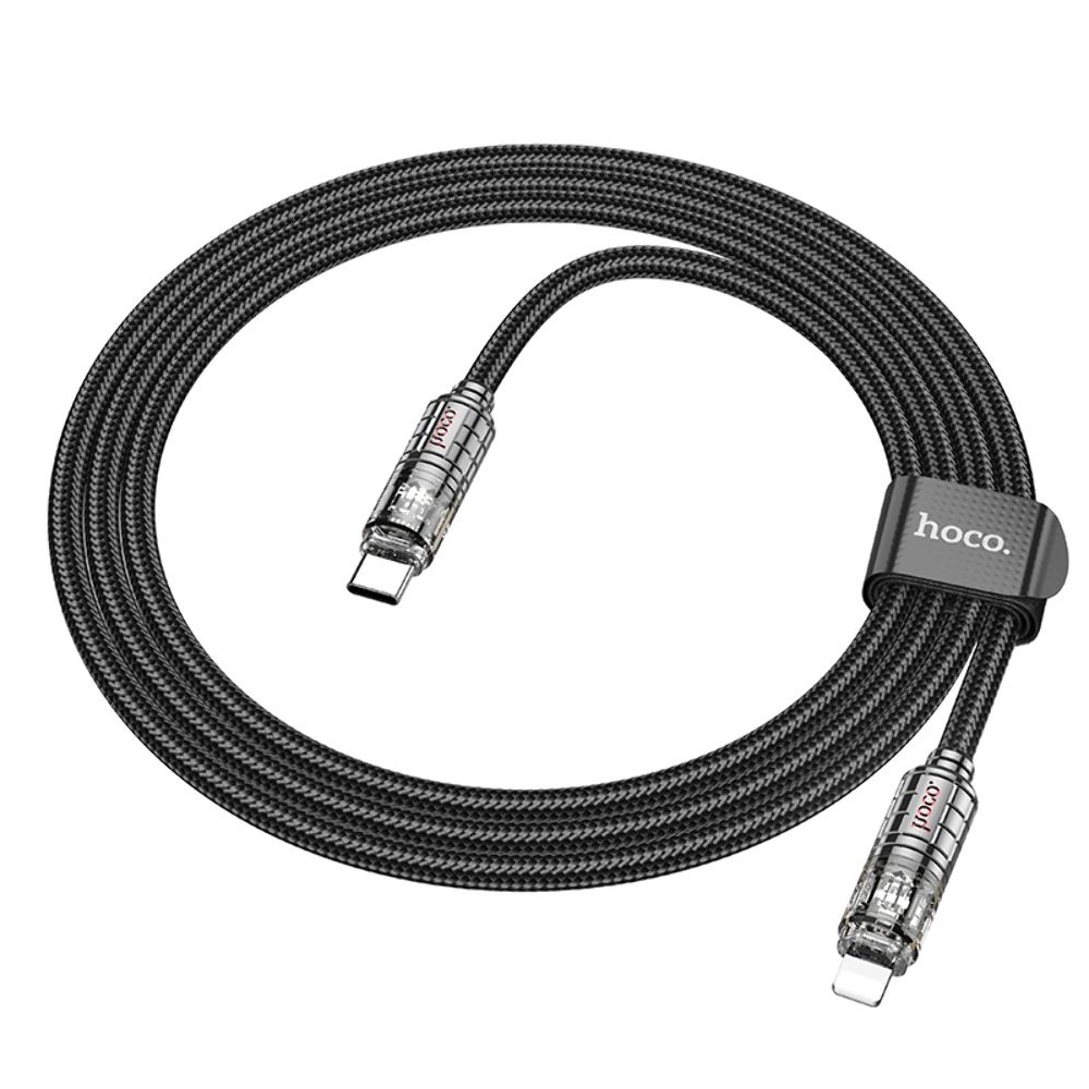 Кабель Hoco U122 Type-C на Lightning 1m, чорний