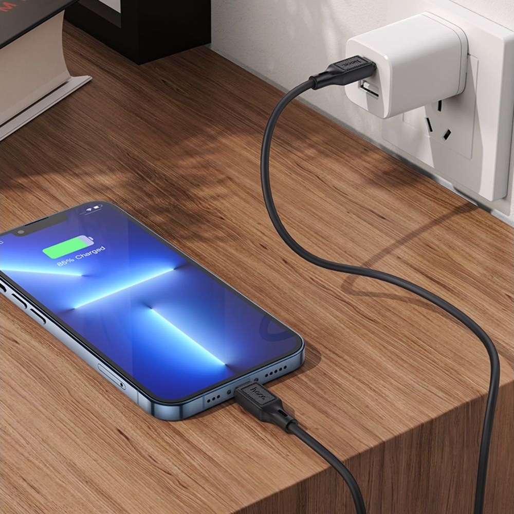 Кабель Hoco X90 Type-C на Lightning 1m, чорний