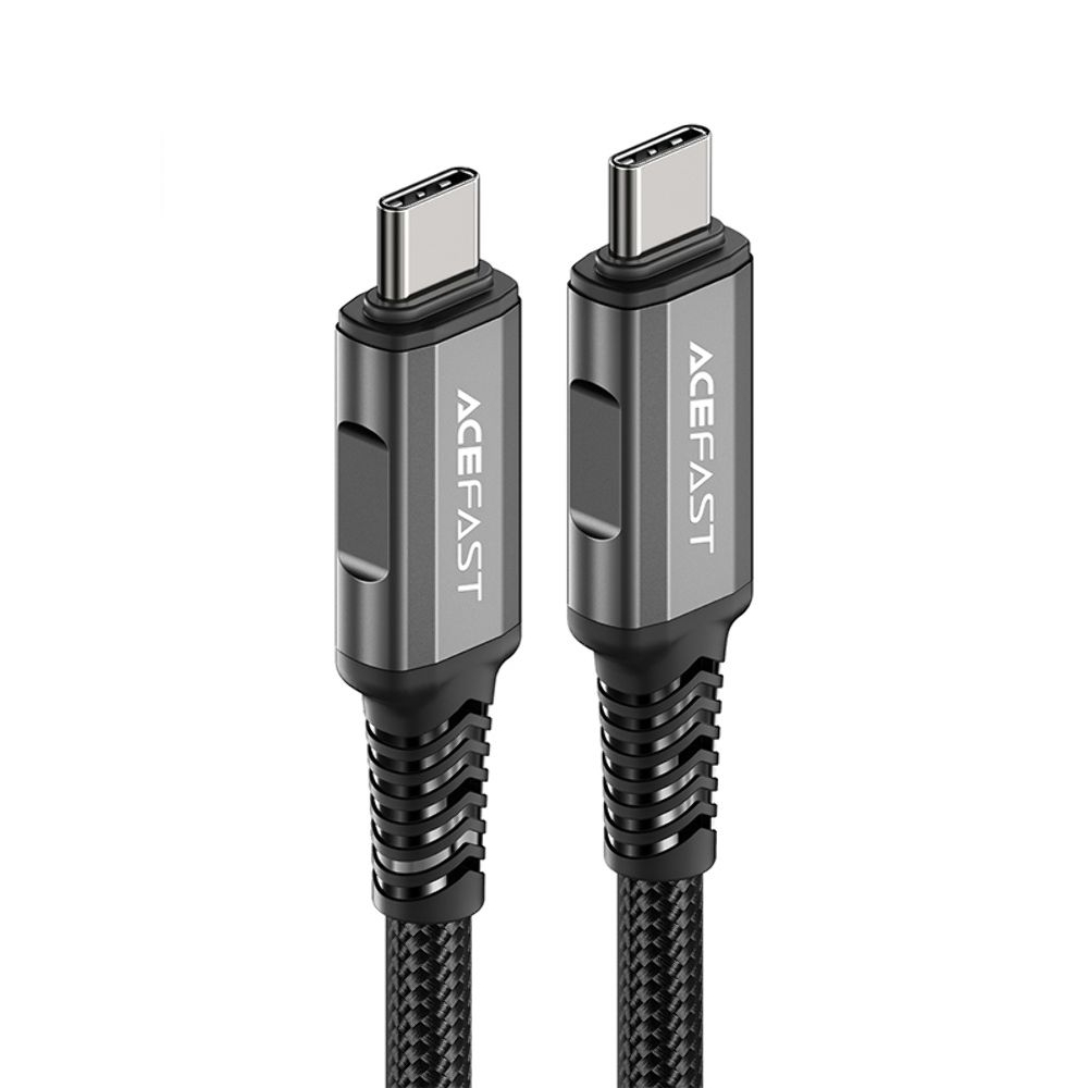 Кабель Acefast C1-09 USB-C to USB-C 1.2m, чорний